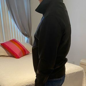 Jhane Barnes mens lambskin leather jacket